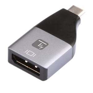 Techly IADAP USBC-DP4K externe USB-Grafikkarte 3840 x 2160 px Schwarz, Silber