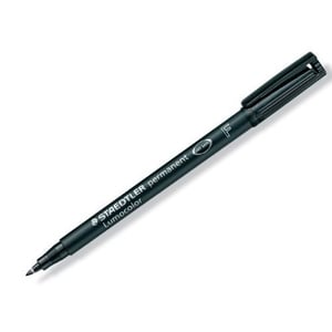 Staedtler 318-9 Permanent Marker, Bullet Tip, Black, 10 pcs.