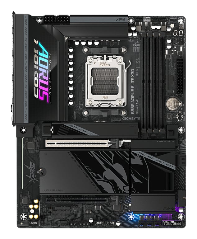 фото Материнская плата Gigabyte B850 Aorus Elite X3D 1
