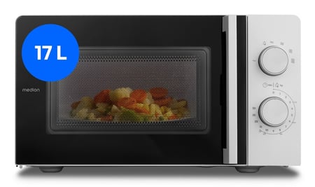 MEDION MD 12211 Biały Mikrofalówka Solo Blat 17 l 700 W
