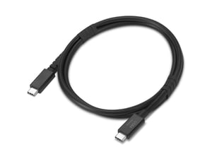 Lenovo 4X91U94413 USB4 Gen 3x2 USB-C Cable, 1 m, 40 Gbit/s, Black