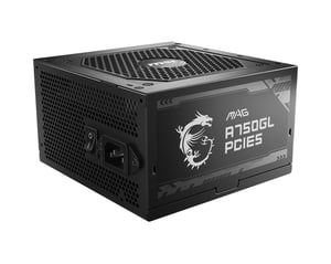 MSI MAG A750GL PCIE5 moduł zasilaczy 750 W 20+4 pin ATX ATX Czarny