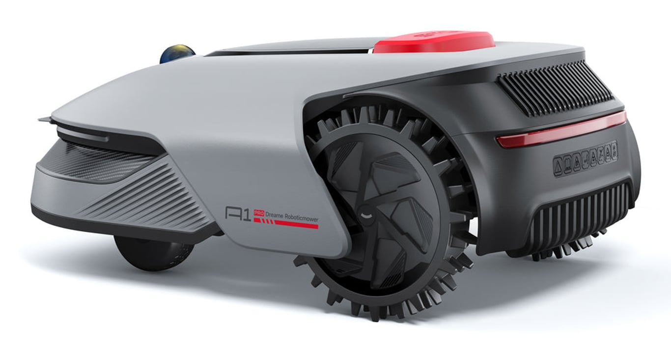 Dreame A1 Pro 1000 Kosiarka robot Bateria Czarny, Szary, Czerwony