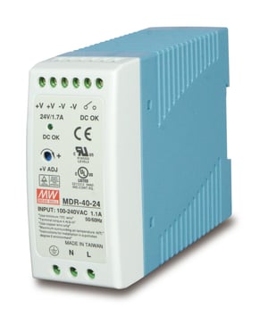 PLANET PWR-40-24 strömförsörjningsmodul 40 W Blå, Vit