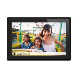 Braun DigiFrame 1019 digital fotoram Svart 25,6 cm (10,1") Pekskärm Wi-Fi