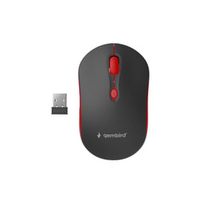 Gembird WIRELESS OPTICAL MOUSE MUSW-4B-03-R 1600DP – Maus, Büro, beidhändig, RF, kabellos, optisch, 1600 DPI