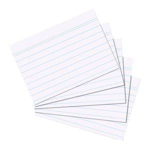 Herlitz 1150606 catalog card, White, 1 pc.