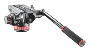 Manfrotto Pro Video głowica statywu Czarny, Czerwony Aluminium Universal