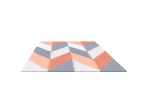 Skip Hop Playspot Geo Foam Floor Tiles Foam Gray, Pink, Red Baby Play Mat