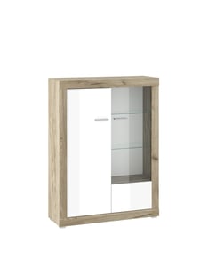 Tuckano Webbplats 105x141x37 WARSAW ek craft/vit högblank