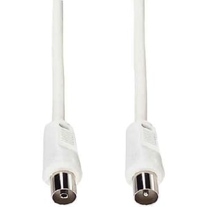 e+p HFT 1 kabel koncentryczny 1,5 m coax plug coax jack Biały