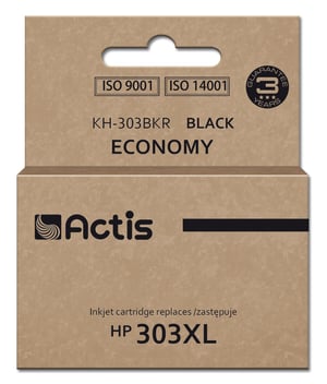 Actis Tusz KH-303BKR do drukarki HP, zamiennik HP 303XL T6N04AE; Premium; 20ml; 600 stron; czarny