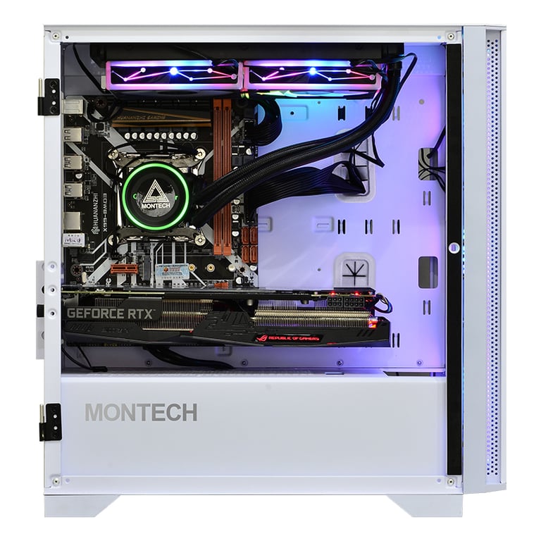 Montech Air 100 ARGB Mini Tower Biały