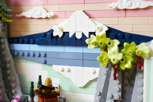 LEGO ART Japoński krajobraz z kwitnącą wiśnią