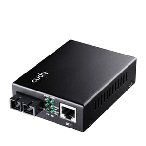 Cudy MC100MA-2 1000 Mbit/s 1310 nm Multifunction Network Converter, Black
