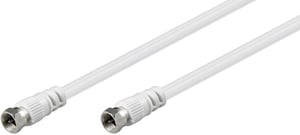 HL HL66623 kabel koncentryczny 3 m F-Typu Biały