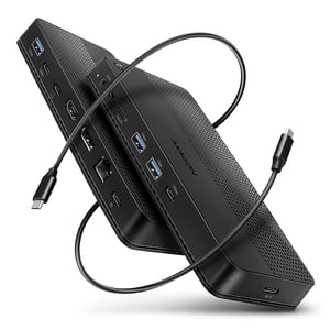 Axagon HMC-U4 Wired USB4 Docking Station, Black