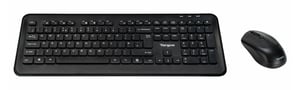 Targus AKM610UK klawiatura Dołączona myszka Uniwersalne RF Wireless QWERTY Angielski Czarny