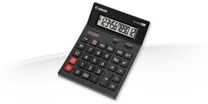 Canon AS-2200 Tischrechner, Display des Rechners, schwarz