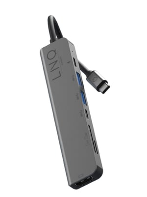 LINQ LQ48004 stacja dokująca Przewodowa USB 3.2 Gen 1 (3.1 Gen 1) Type-C Szary
