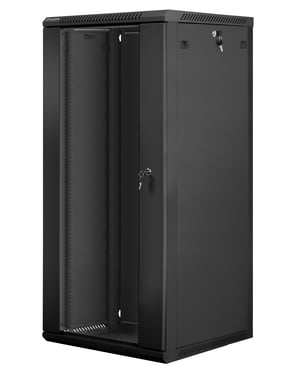 Lanberg WF01-6627-10B 27U-stativ, hängande skåp, svart