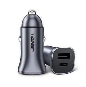 Ugreen 30780 Portable Device Charger, Universal, Black, Cigarette Lighter, Fast Charging, Automatic