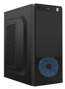 Gembird ATX-Gehäuse Fornax 150B USB 3.0 blauer Lüfter Midi-Tower Schwarz