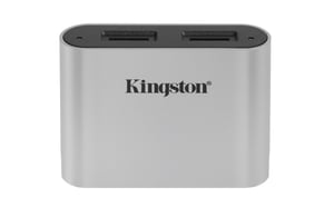 Kingston Technology Workflow microSD-Kartenleser Schwarz, Silber