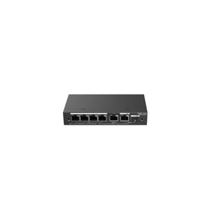 Ruijie Networks RG-ES206GS-P przełącznik sieciowy Zarządzany L2 Gigabit Ethernet (10/100/1000) Obsługa PoE Czarny