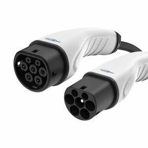 Ansmann 1900-0118 kabel do ładowania pojazdów elektrycznych Czarny Typ 2 3 7,5 m