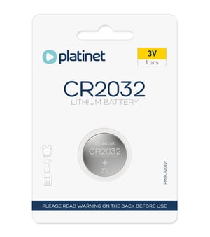 Platinet PMBCR20321 batteri för hemmabruk Engångsbatteri CR2032 Lit