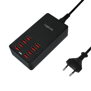 LogiLink PA0140 Ladegerät für mobile Geräte, universell, schwarz, Wechselstrom, für den Innenbereich
