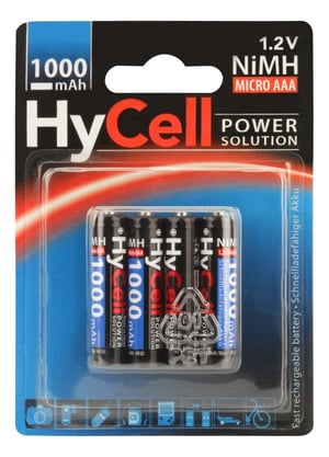 HyCell 5030662 batteri för hemmabruk Engångsbatteri AAA nickel-metallhydrid (NiMH)