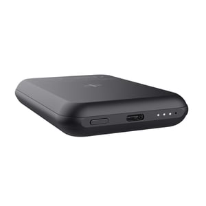 Trust Magno Lithium-Polymer-Akku (LiPo) 5000 mAh, kabelloses Laden, schwarz