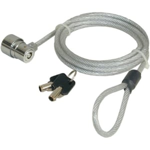 Port Designs Security CABLE KEY Cable Lock, Stainless Steel, 1.8 m