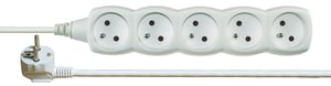 Emos 1902050300 strömfördelare (PDU) med 5 nätuttag, vit