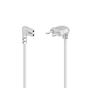 Hama 00223281 Power Cable, White, 1.5 m, C7 Panel