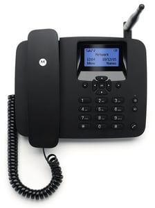 Motorola FW200L DECT-Telefon Name und Identifizierung des Anrufers Schwarz