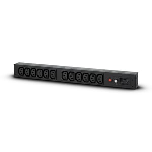 CyberPower PDU20BHVIEC12R Stromverteilereinheit (PDU) mit 12 Netzanschlüssen, 1U, schwarz