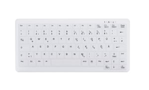 Contour Design Active Key AK-C4110 klawiatura Medyczna USB QWERTZ Niemiecki Biały