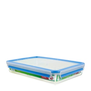 EMSA 508545 Rectangular Transparent Food Storage Container, 6-Pack