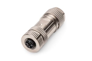 Digitus CAT 6A, fältkablage, M12-uttag med X-kod, IP67