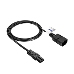 Akyga AK-PC-15A kabel zasilające Czarny 1,5 m C14 panel C7 panel