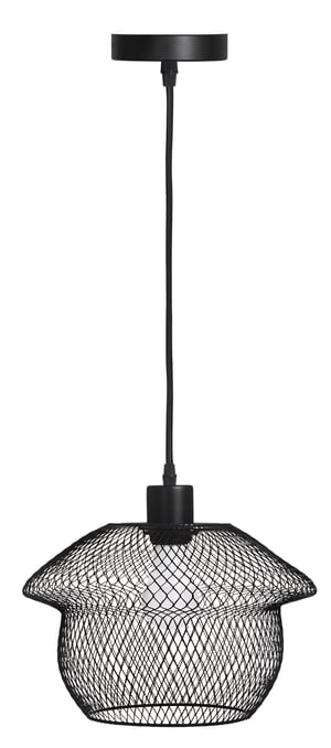Activejet Lampa wisząca COCO BLACK 1xE27 czarna