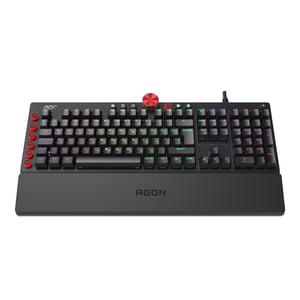 AOC AGK700 - RED klawiatura Gaming USB Czarny
