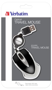 Verbatim Go Mini Optical Travel Mouse – svart