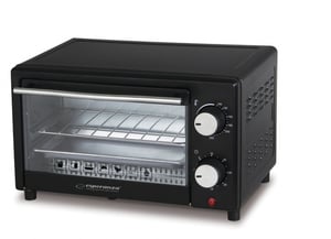 Esperanza EKO004 10-liter 900 W Black Kitchen Toaster with Grill