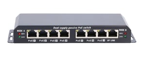 Extralink Switch PoE 8-7 PoE 7x 100Mb/s PoE, 1x Uplink RJ45, Zasilacz 24V 2.5A