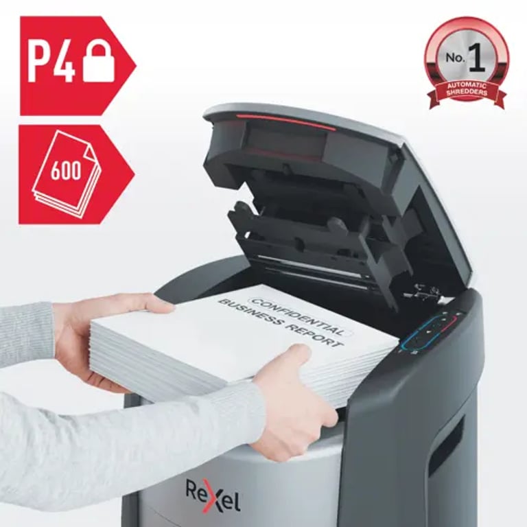 фото Шредер Rexel ShredMax AutoFeed+ 600X P4 (2025600XEU) 1