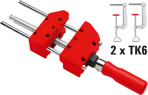 BESSEY S10-ST klamra Szczypce sprężynowe 10 cm Czerwony
